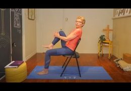 Open To Grace Christian Yoga Community Chair Yoga Class. Scripture: Jer. 33: 14-18. Mar.25