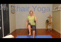 Open To Grace Christian Yoga Community Chair Yoga Class, Apr  8th/21. Scripture focus, 2 Cor. 3:18